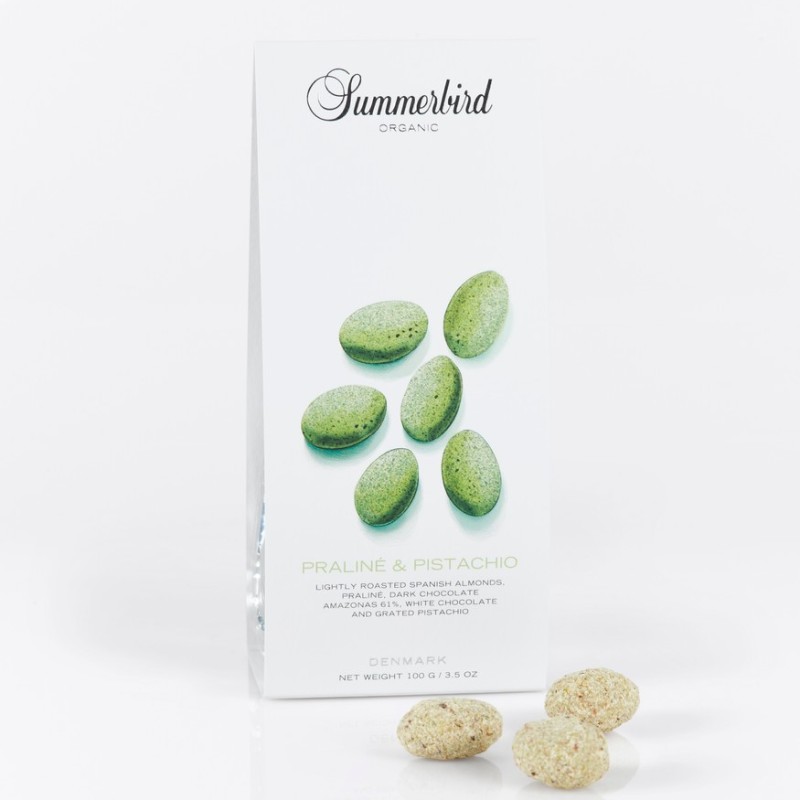 Summerbird Organic Påskemandler - Praliné & Pistachio