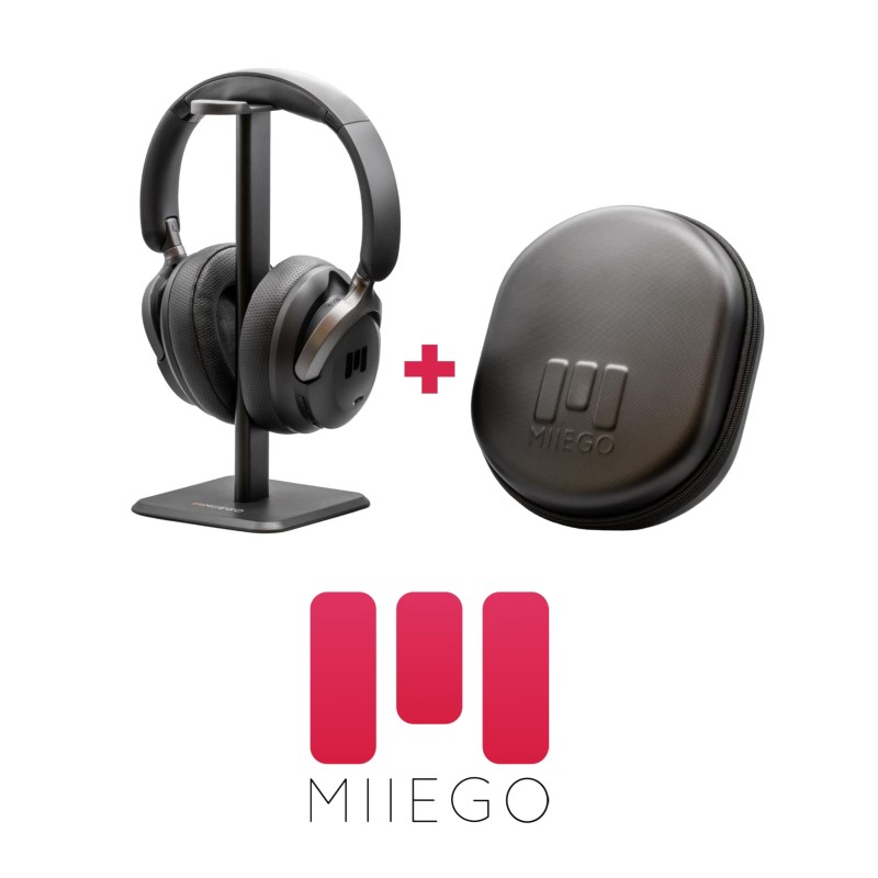 Miiego MOOVE 55 SILENCE inkl. bordstander og rejseetuí - Black