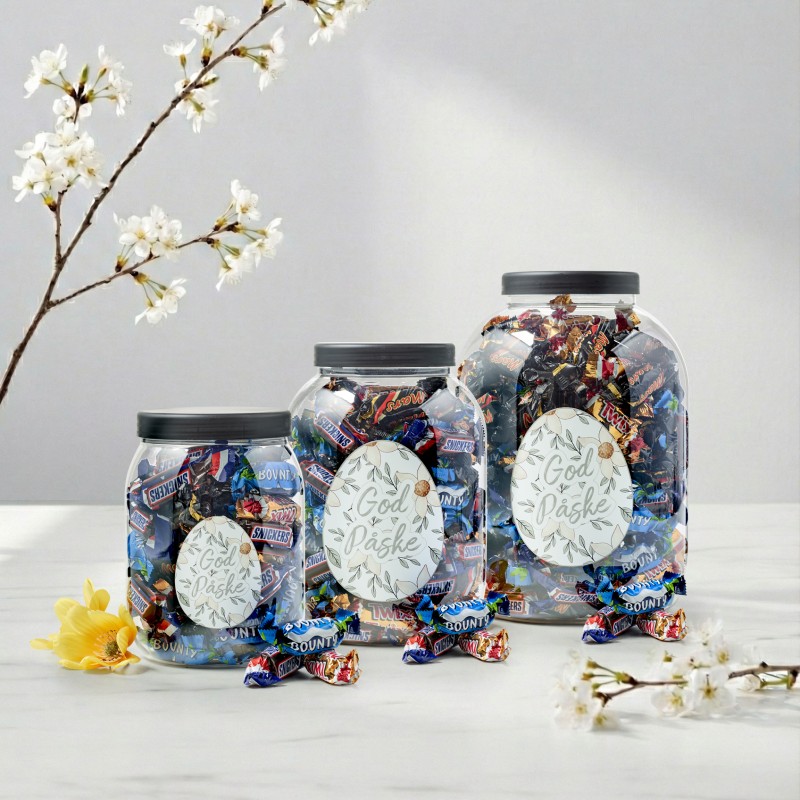 God Påske - Jar med Mars miniature mix 
