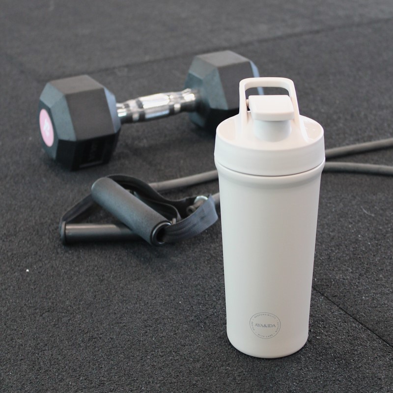 AYA&IDA Shaker bottle_Creme beige 750 ml
